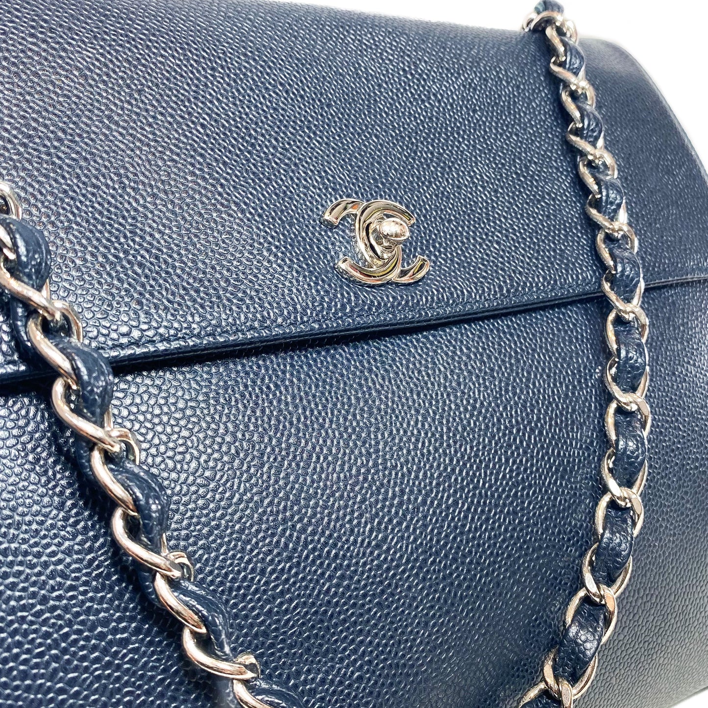 Chanel Navy Flap Shoulder Bag