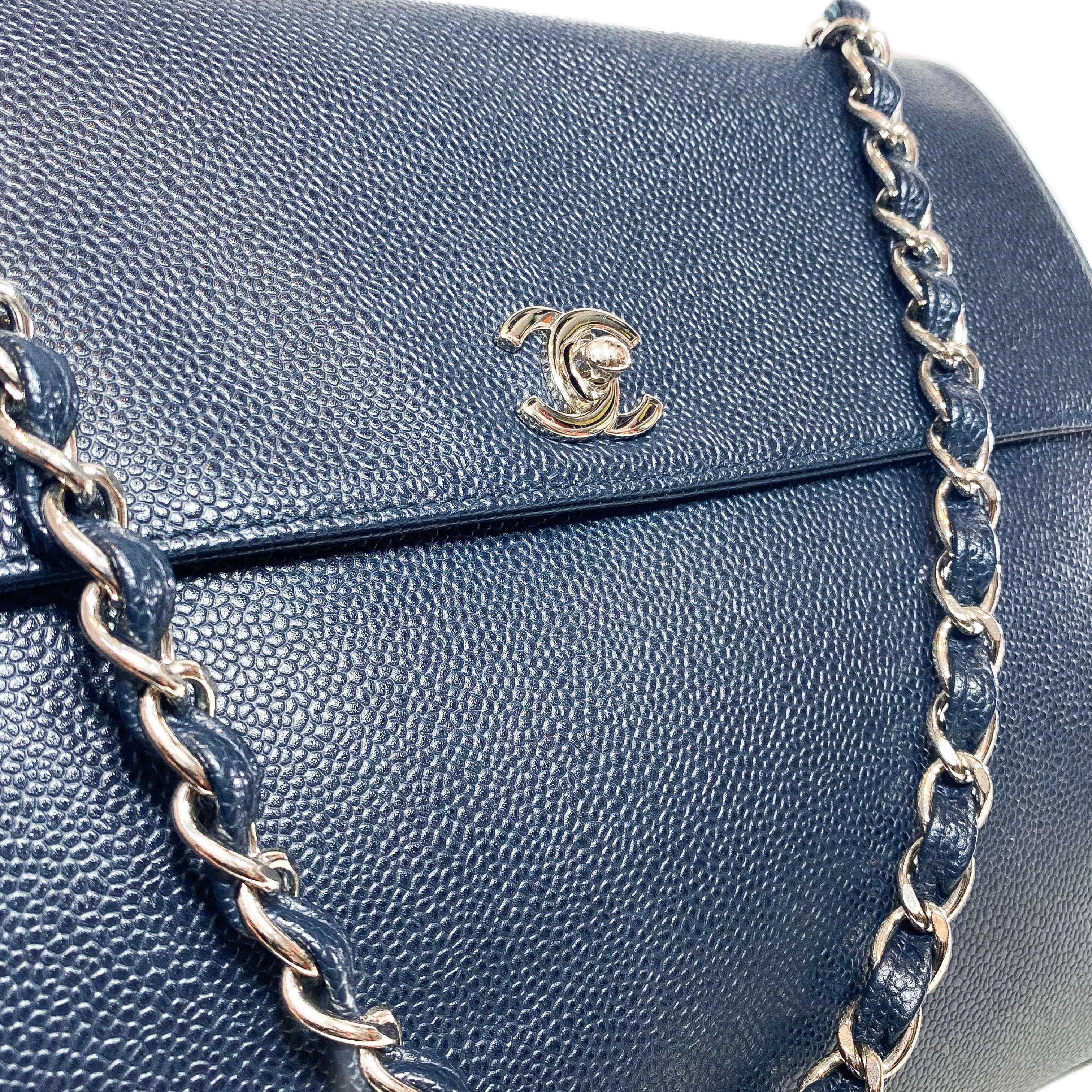 Chanel Navy Flap Shoulder Bag