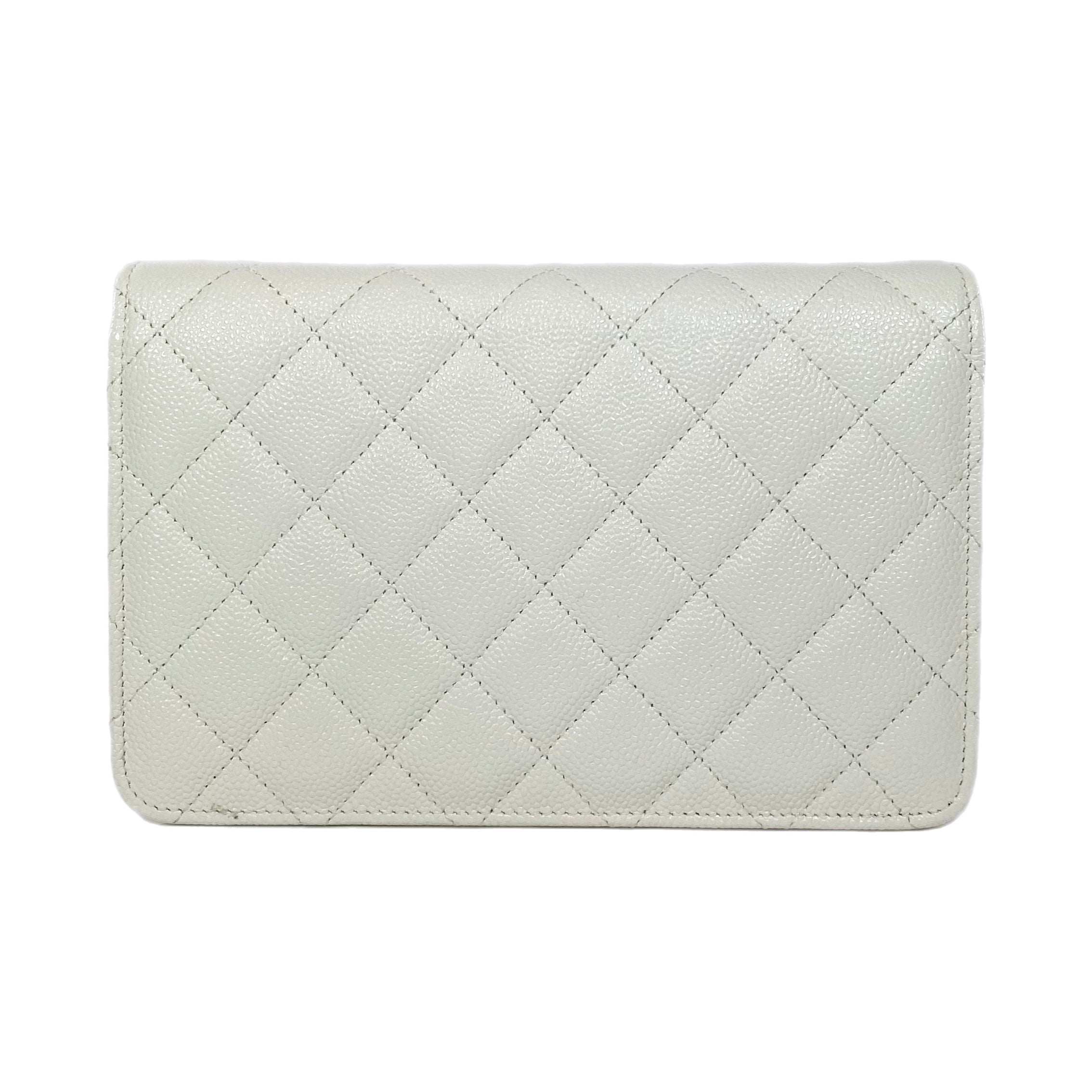 Chanel Ivory Wallet On Chain