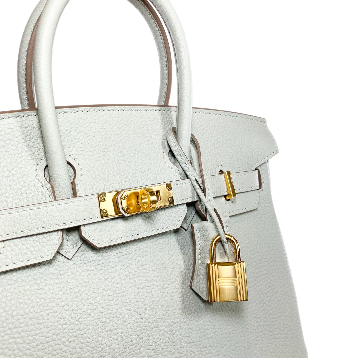 Hermes Birkin 25 Gris Perle Togo Gold Hardware