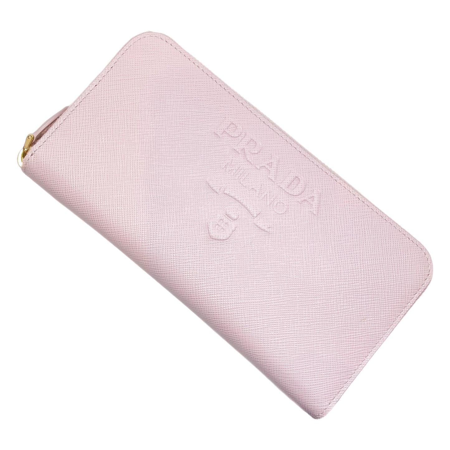 Prada Pink Saffiano Wallet