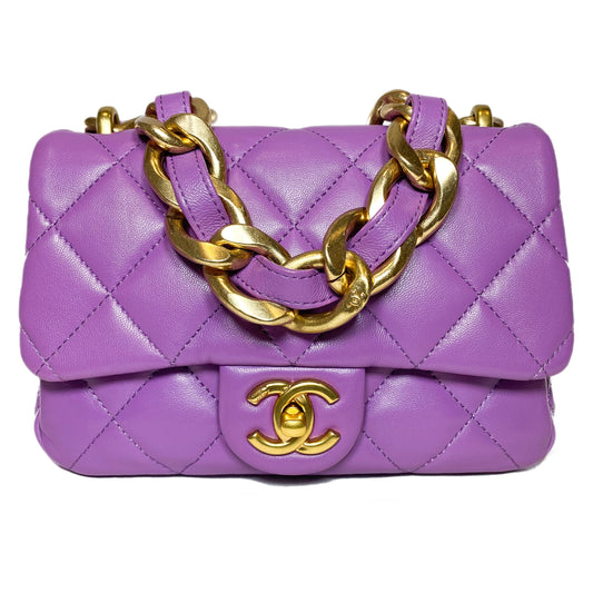 Chanel Lavender Funky Town Flap Bag