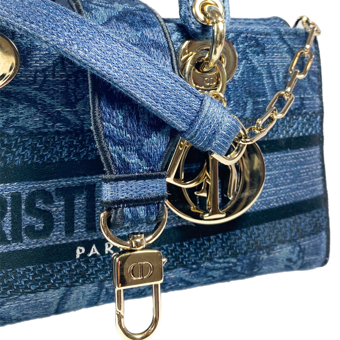 Dior Denim Blue Medium Lady D-Joy Bag