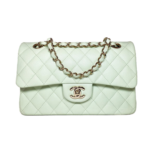 Chanel Mint Small Double Flap Bag