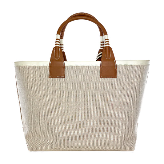 Hermes Beige Gold Nata Swift Ecru Canvas Steeple