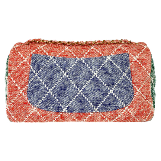 Chanel Multicolor Ultimate Stitch Jersey Flap Bag