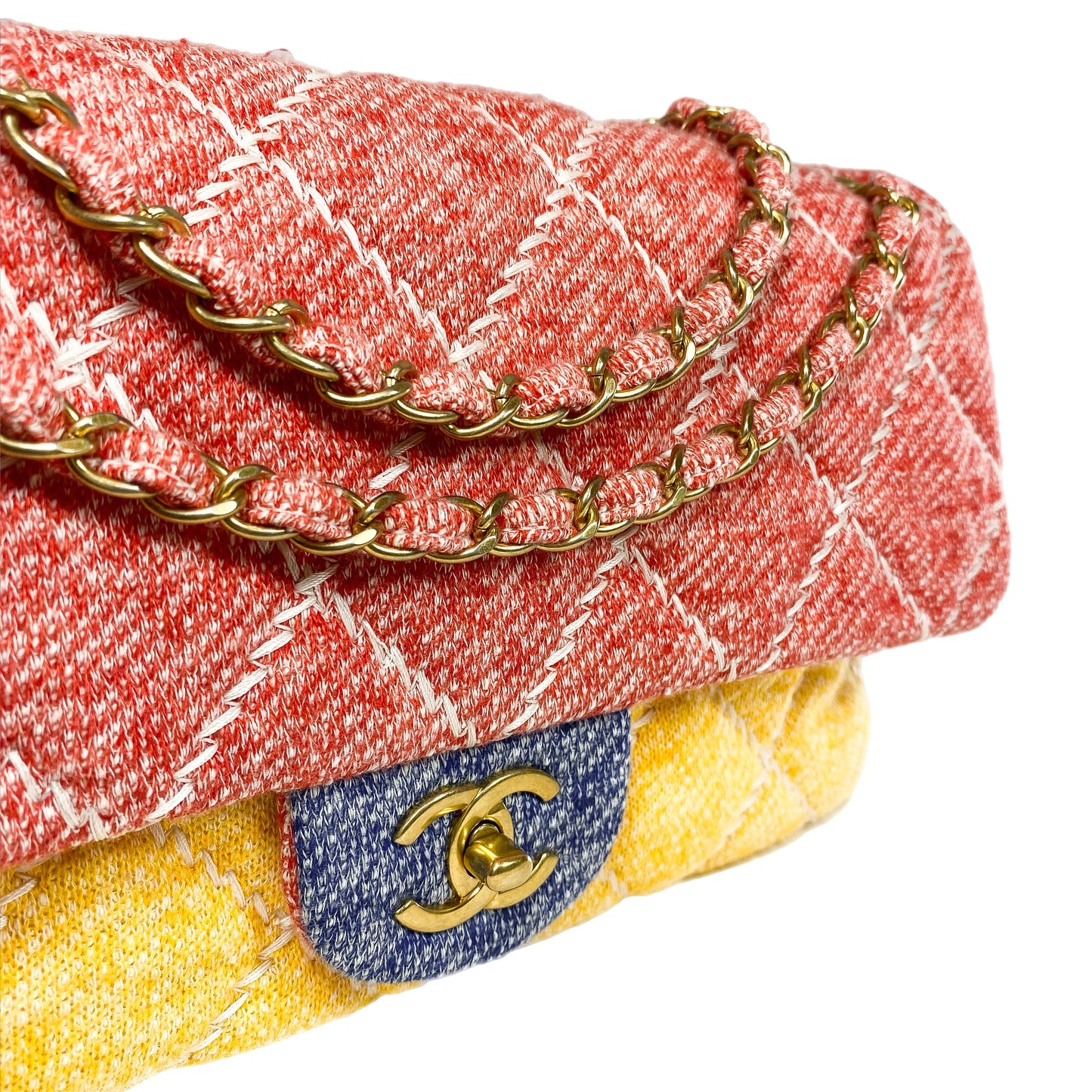 Chanel Multicolor Ultimate Stitch Jersey Flap Bag