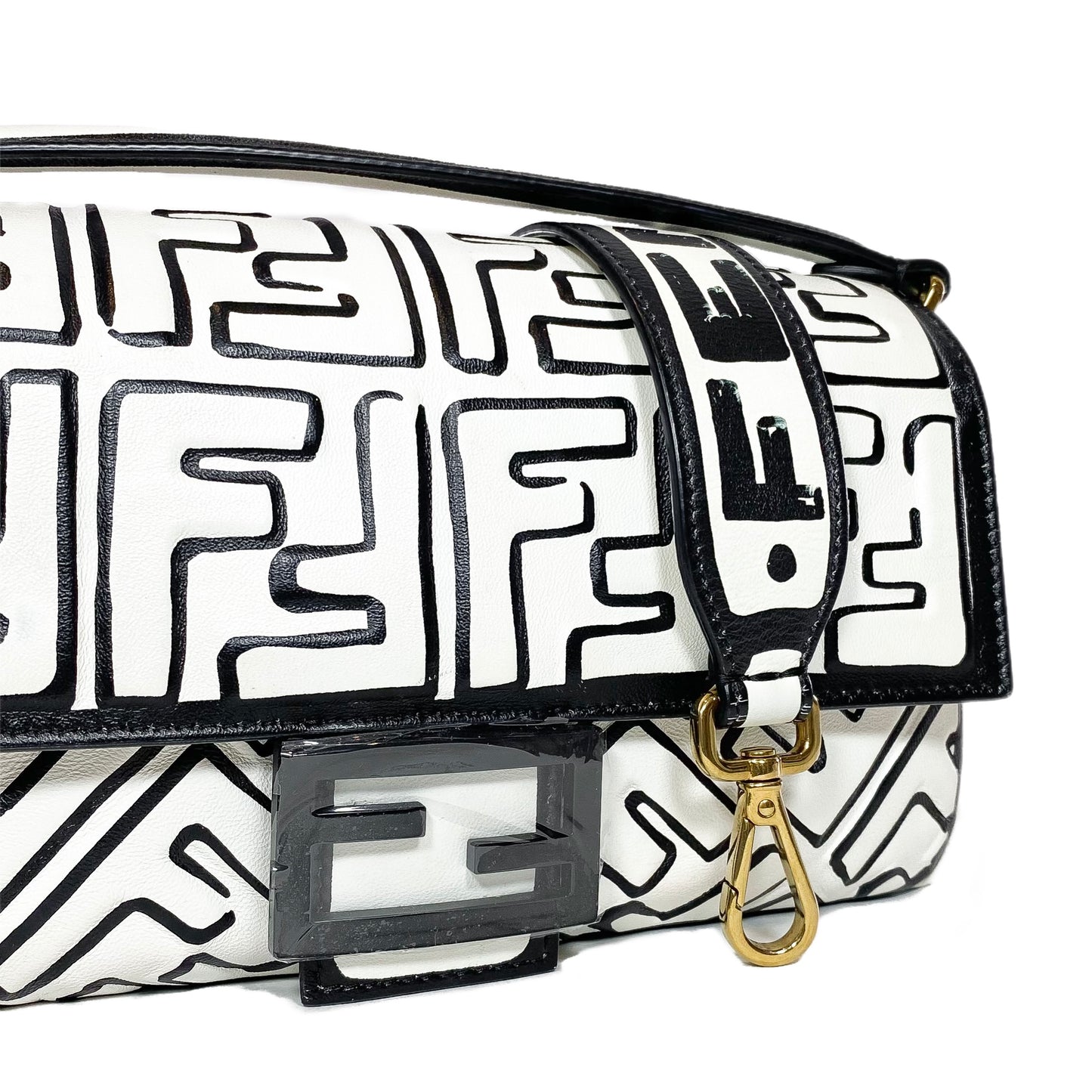 Fendi x Joshua Vides California Sky Embossed Baguette