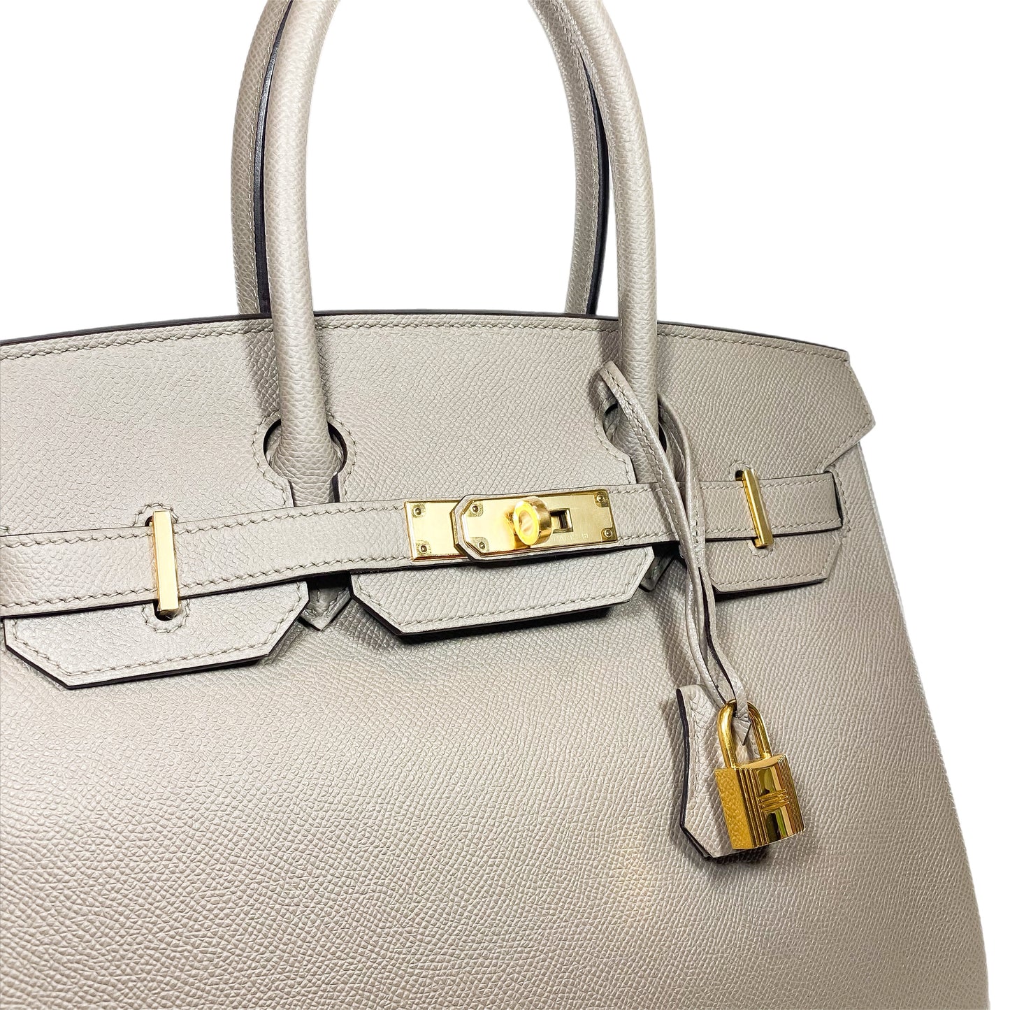 Hermes Birkin 30 Gris Asphalt Epsom Gold Hardware