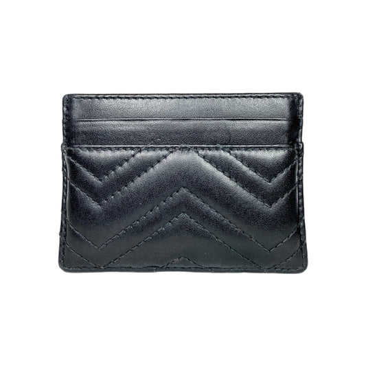 Gucci Black GG Marmont Card Case