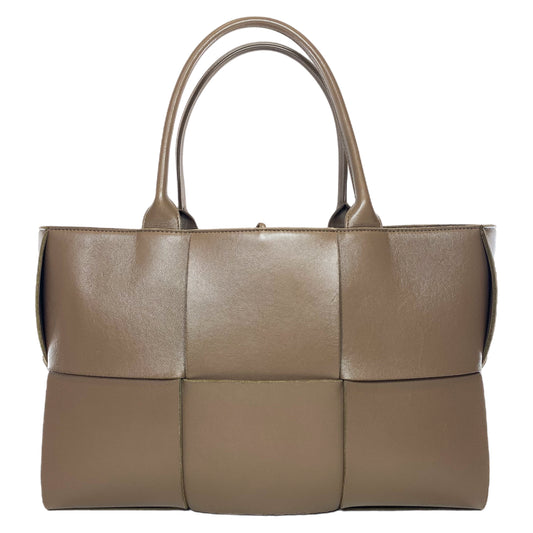Bottega Veneta Taupe Arco Tote