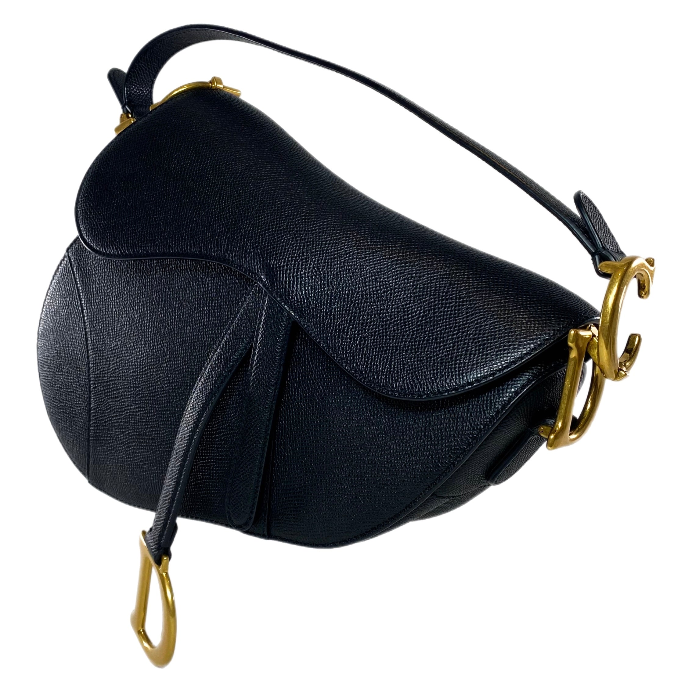 Dior Black Saddle Bag