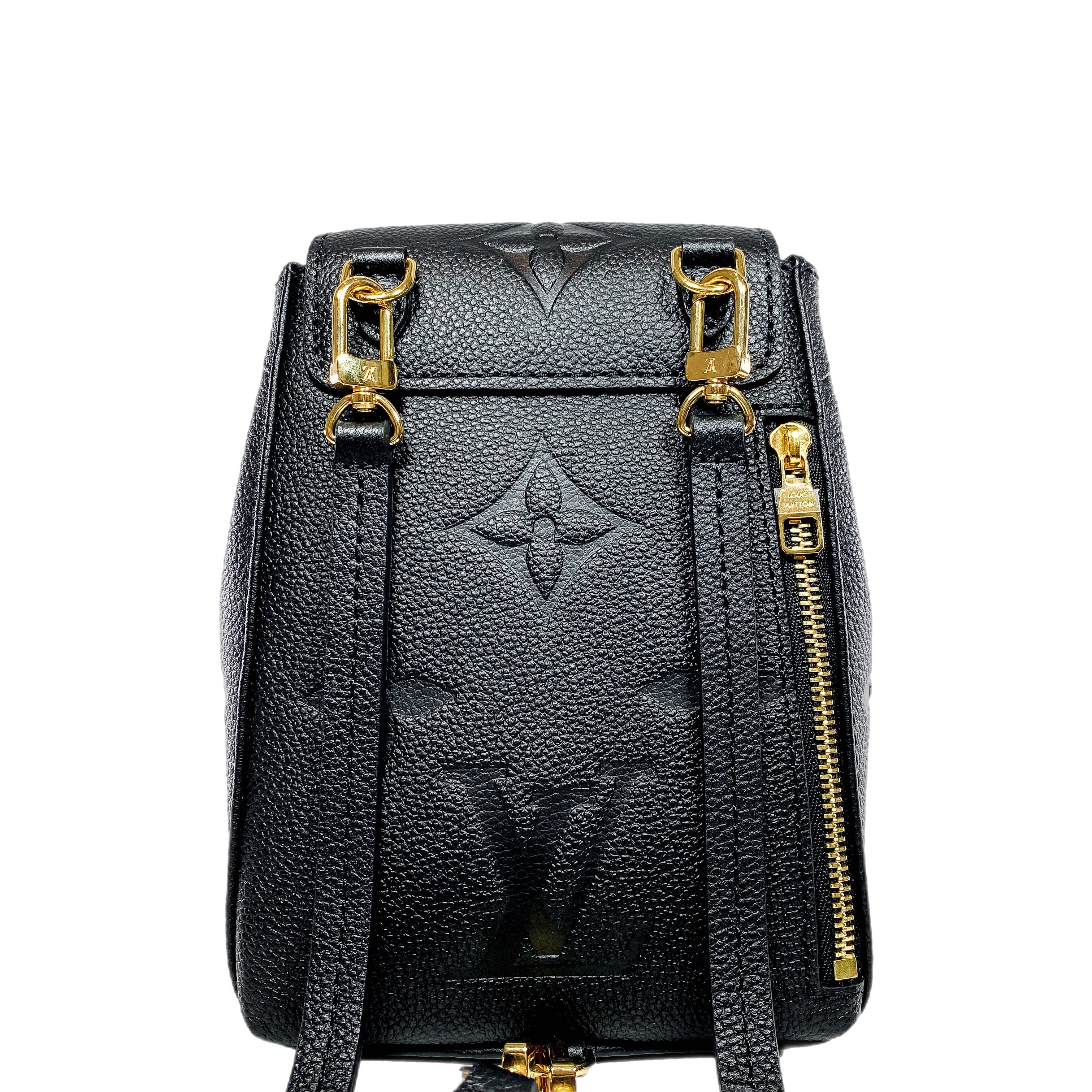 Louis Vuitton Black Empreinte Monogram Giant Tiny Backpack