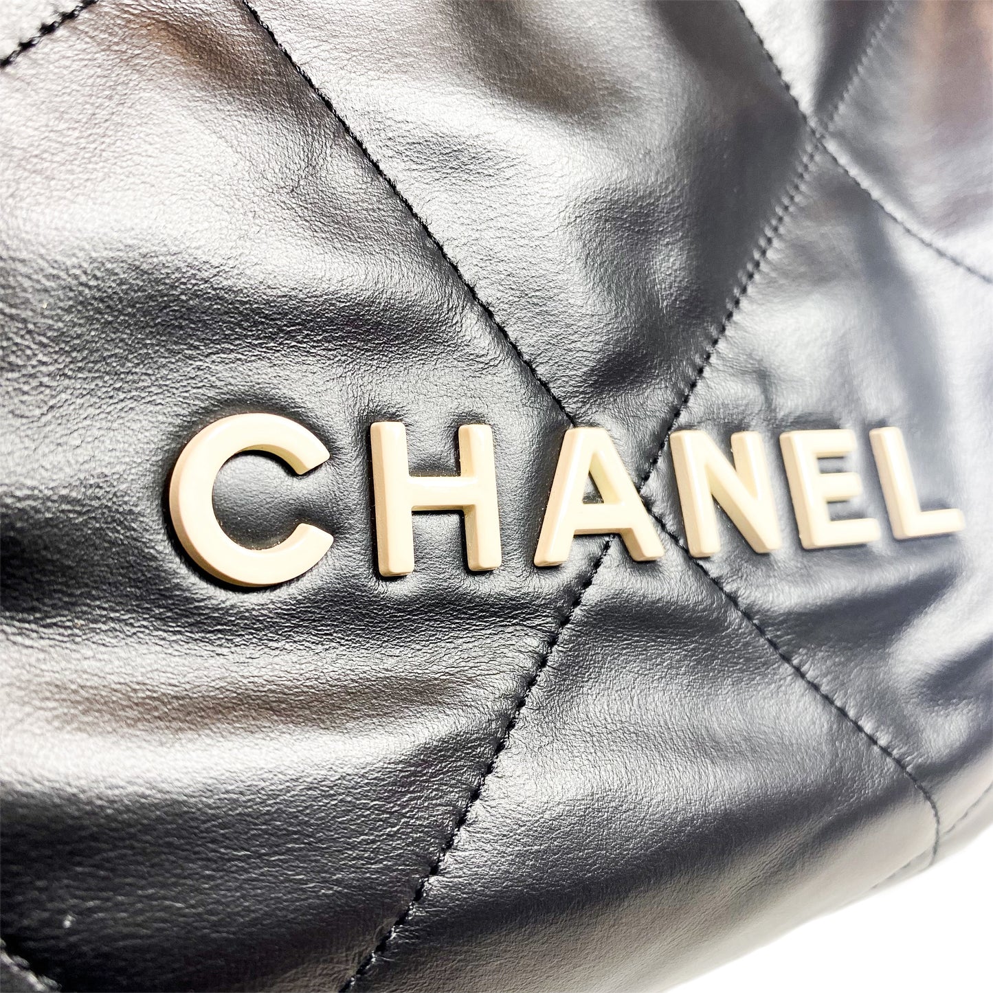 Chanel 22 Black Quilted Backpack