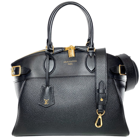 Louis Vuitton Black Taurillon Vendome Lock It MM