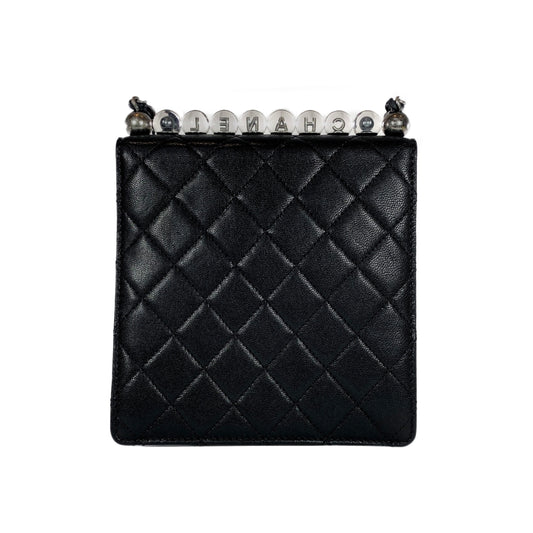 Chanel Chic Pearls Black Flap Bag