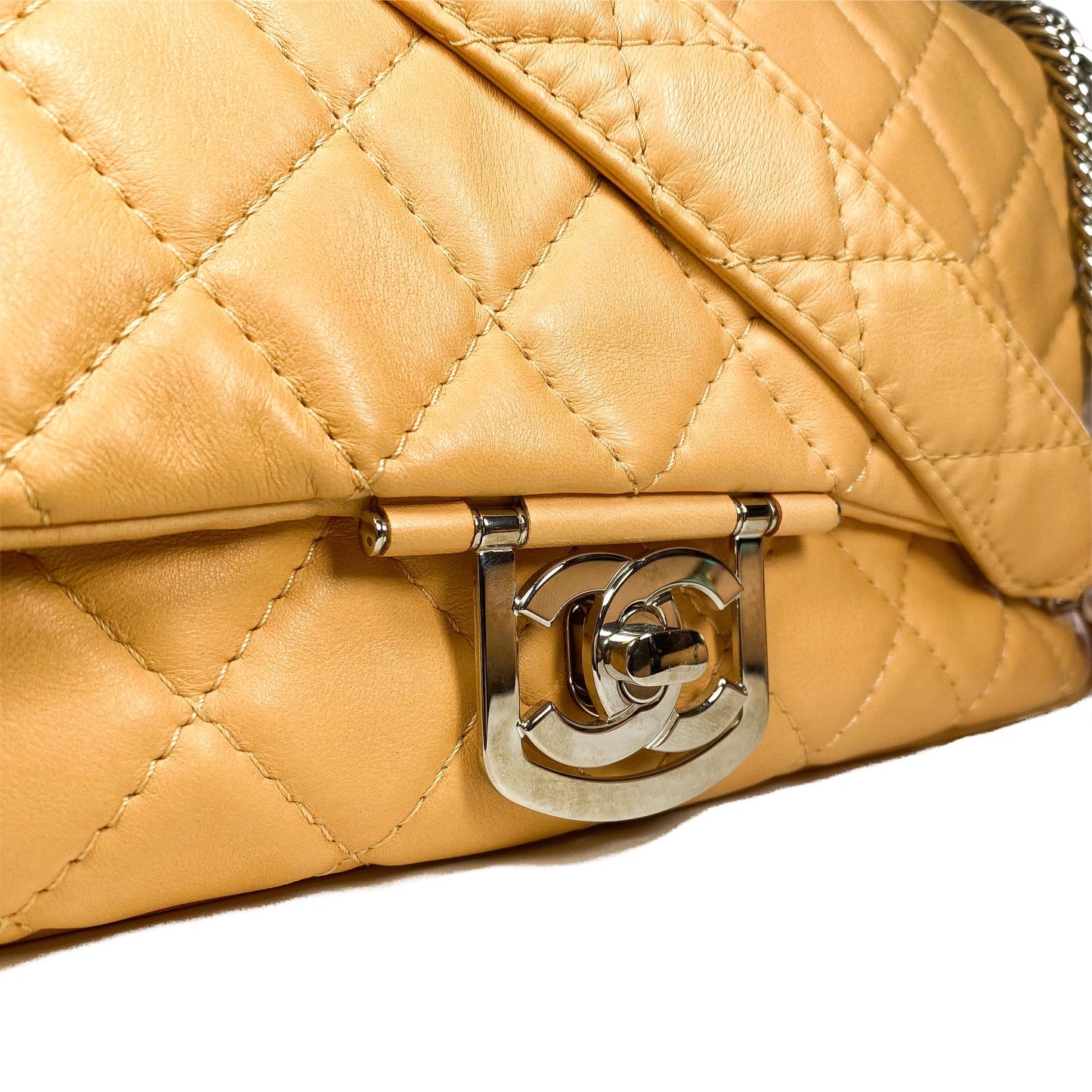 Chanel Beige Icons Secret Label Shoulder Bag