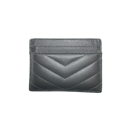 St Laurent Dark Grey Cardholder