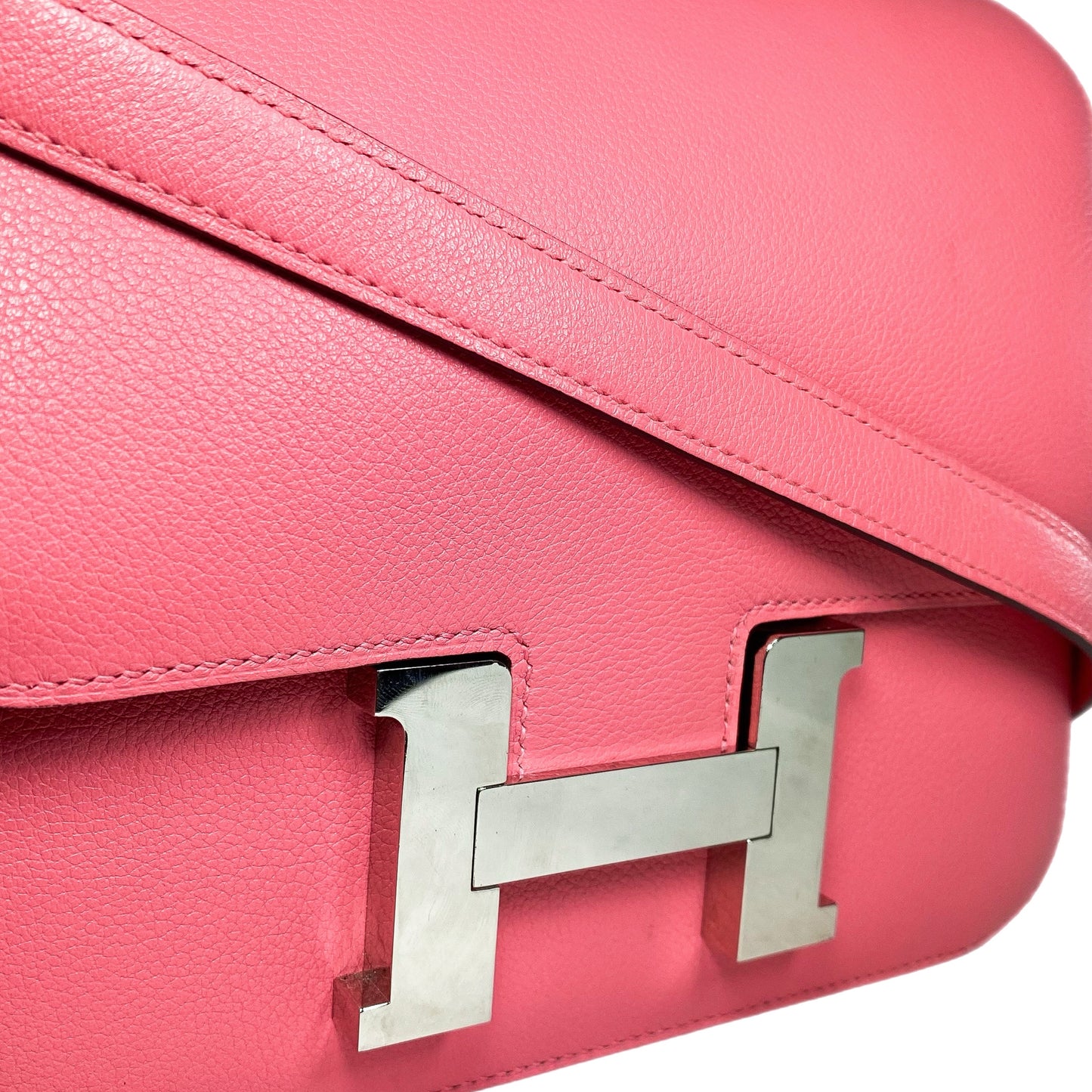 Hermes Constance 24 Rose Azalee Evercolor