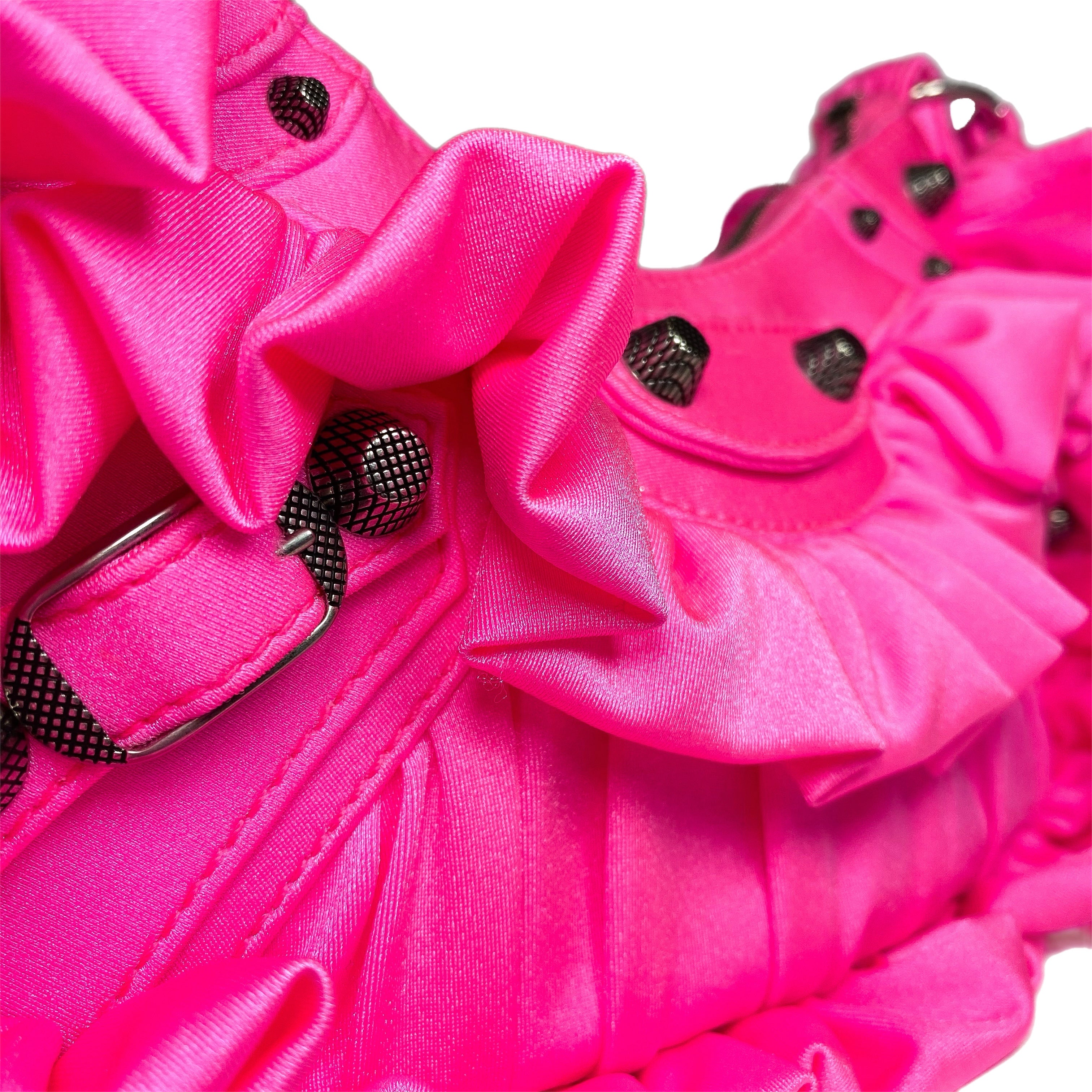 Balenciaga Shocking Pink Ruffled Le Cagole