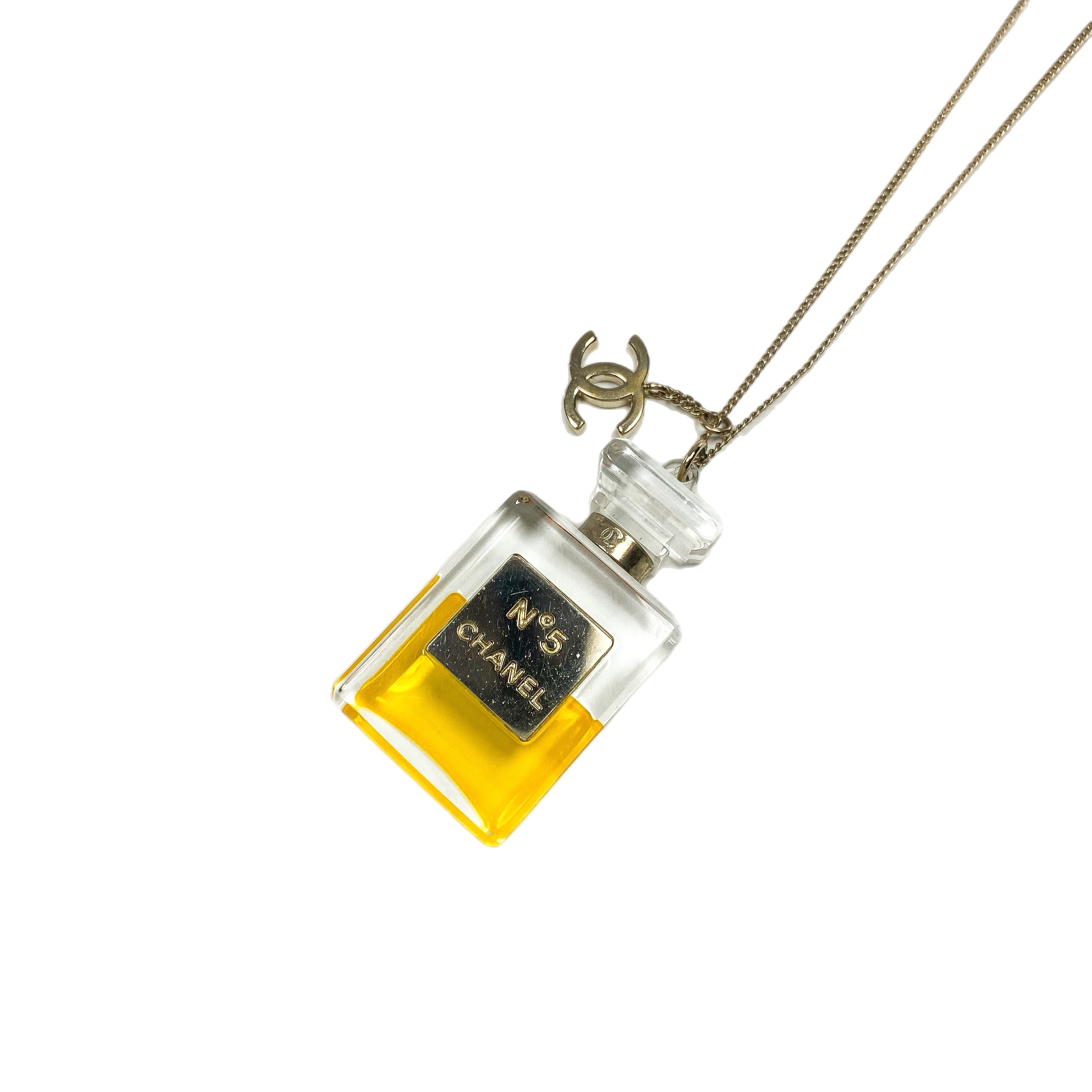 Chanel No.5 Perfume Bottle Necklace | Consign of the Times ™