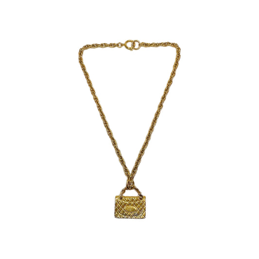 Chanel Gold Handbag Choker