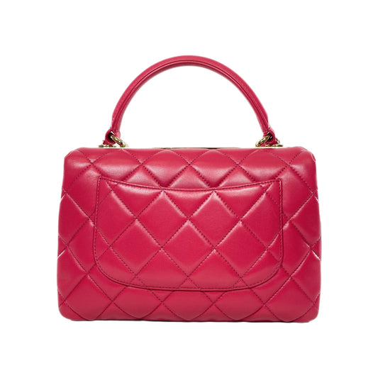Chanel Medium Dark Pink Trendy Bag