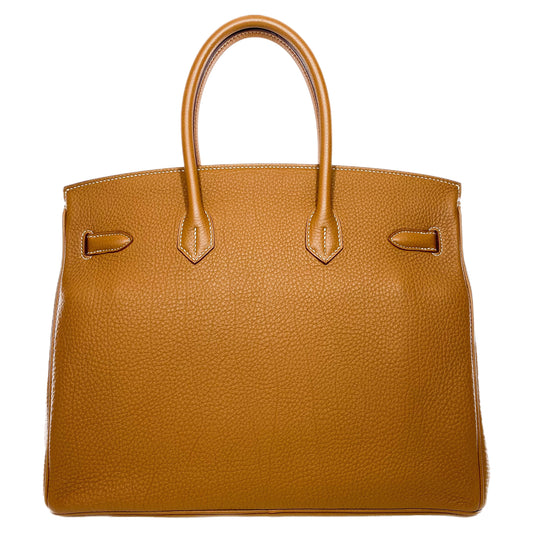 Hermes Birkin 35 Gold Togo Gold Hardware