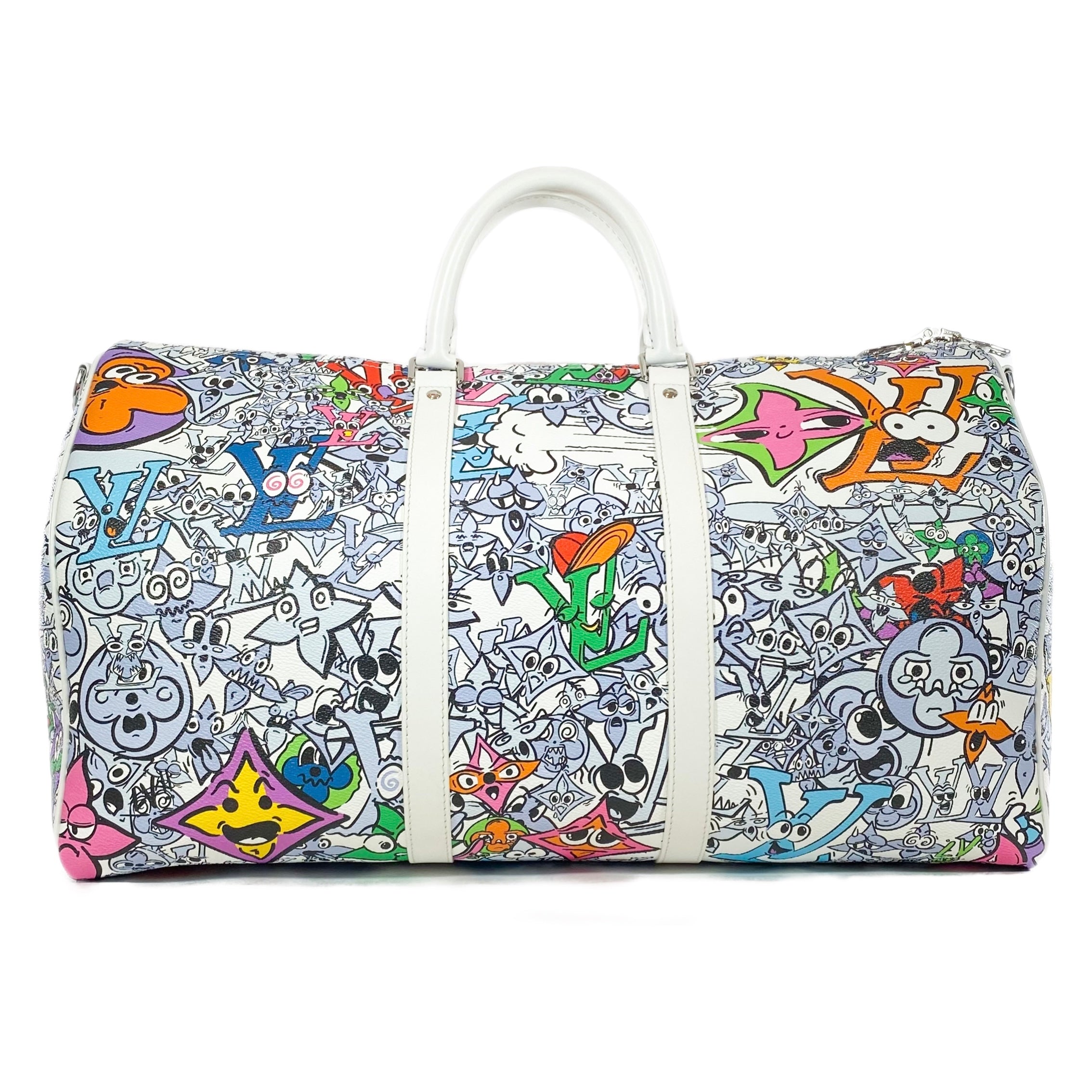 Louis Vuitton Monogram Comics Keepall Bandouliere 50 Multicolor