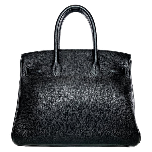 Hermes Birkin 30 Black Togo Gold Hardware