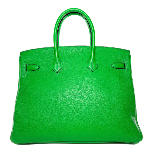 Hermes Birkin 35 Bamboo Togo Palladium Hardware