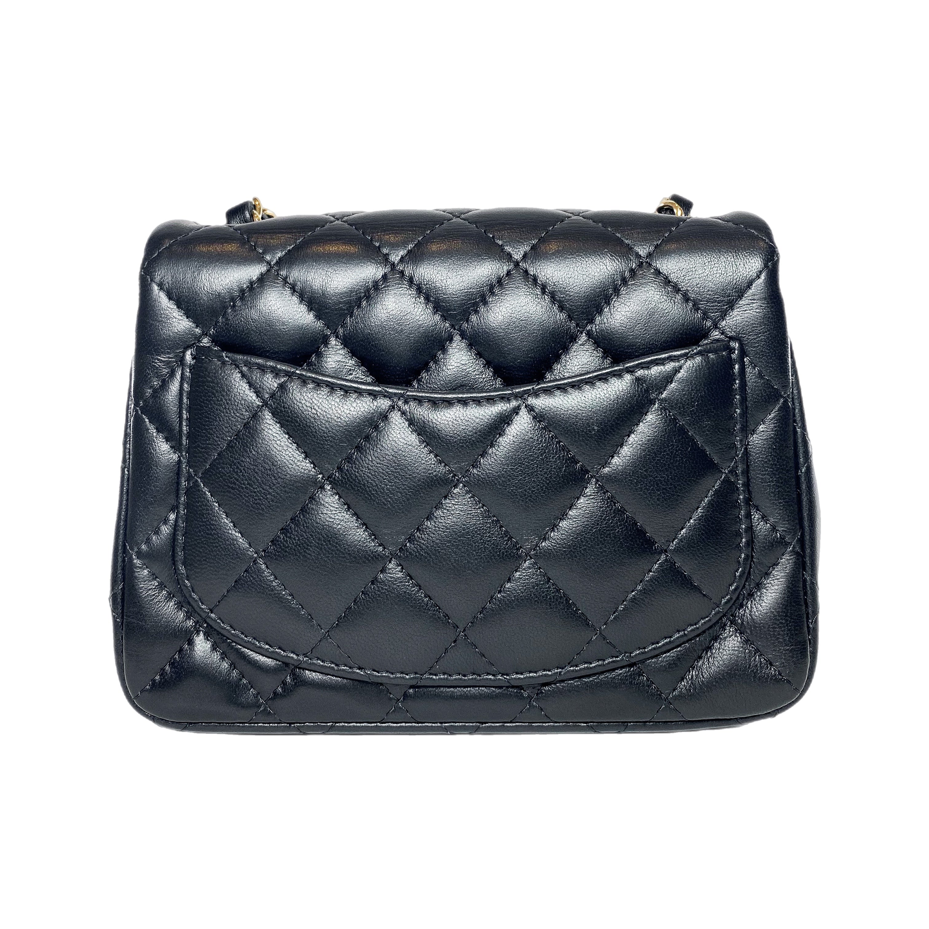 Chanel Black Mini Square Flap Bag