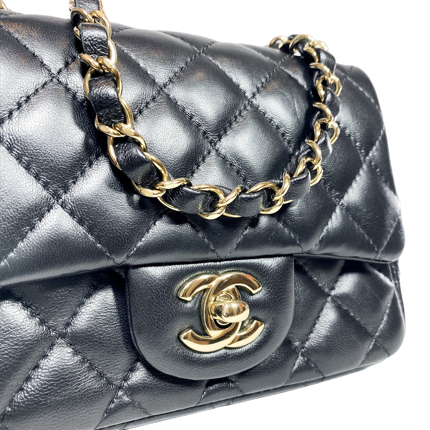 Chanel Black Mini Square Flap Bag