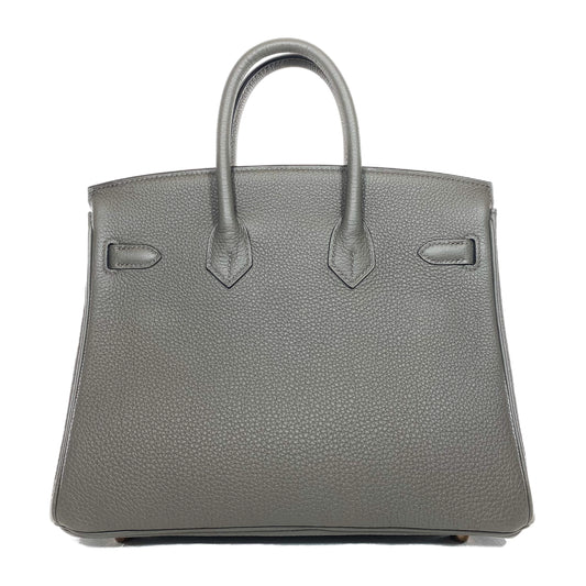 Hermes Birkin 25 Etain Togo Rose Gold Hardware