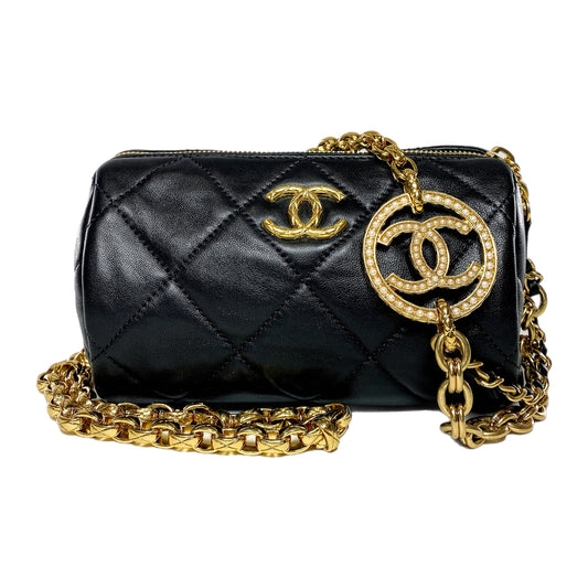 Chanel Black Mini Bowling Bag