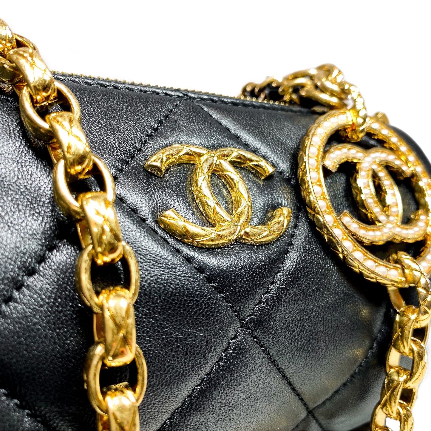 Chanel Black Mini Bowling Bag