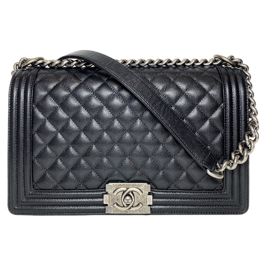 Chanel Black New Medium Boy Bag