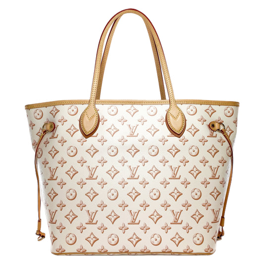 Louis Vuitton Beige Clair Fall for You Monogram Neverfull Tote