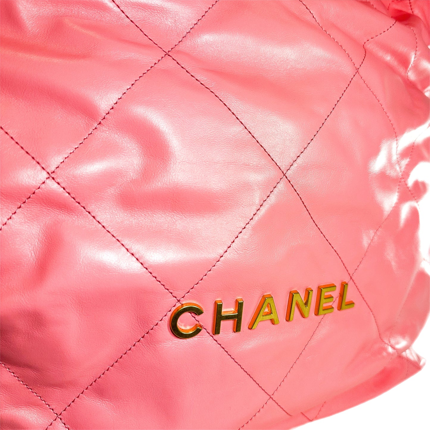 Chanel 22 Large Coral Pink