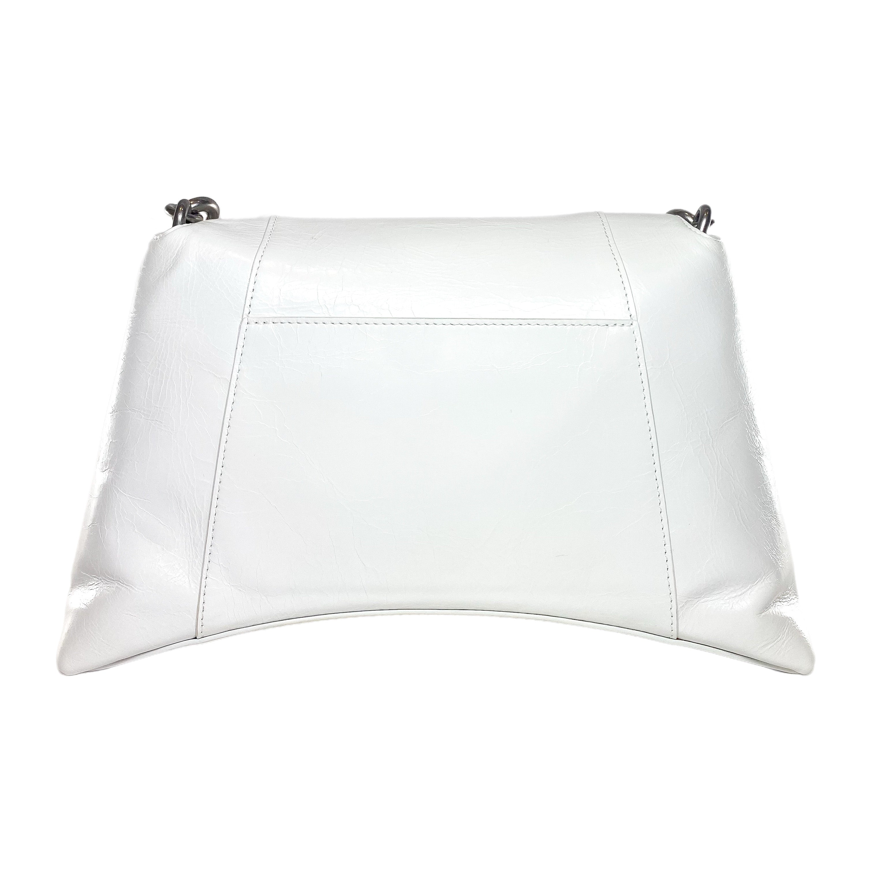Balenciaga White Downtown Chain Shoulder Bag | Consign of Balenciaga White Downtown Chain Shoulder Bag | Consign of