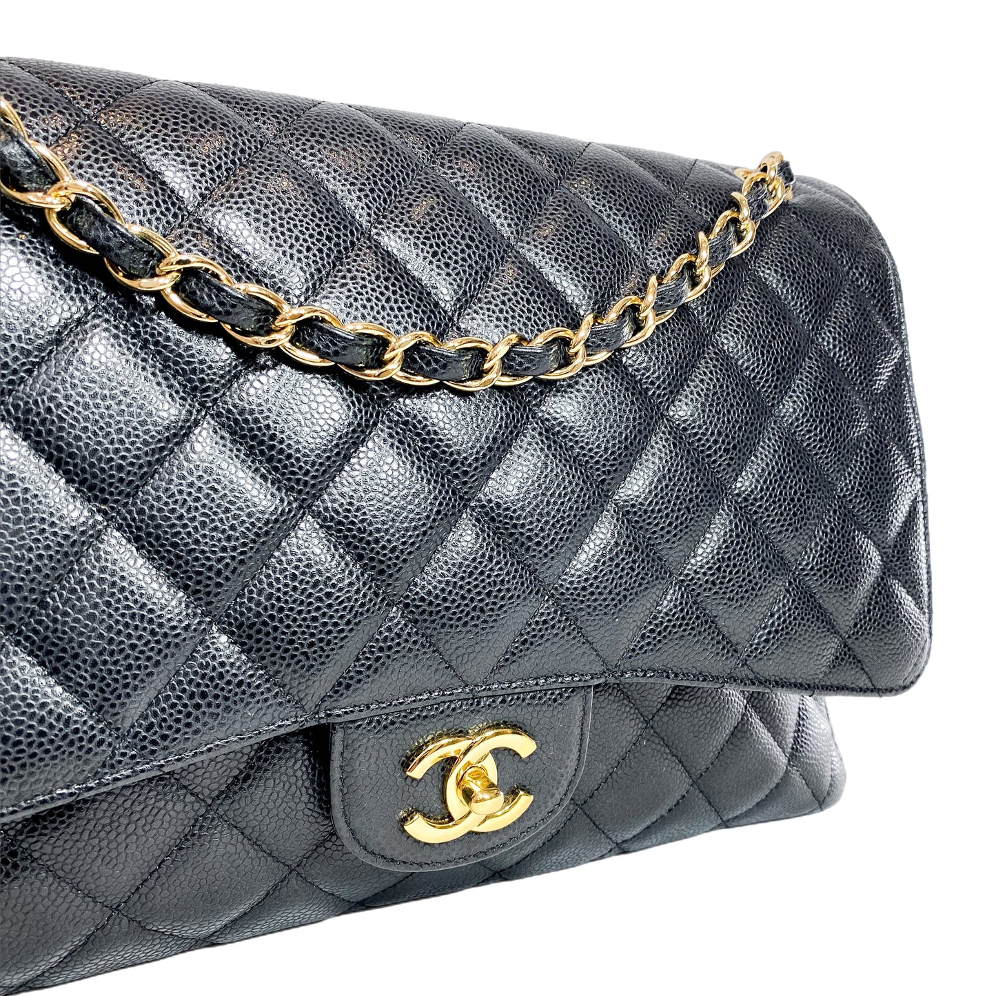 Chanel Black Maxi Single Flap Bag