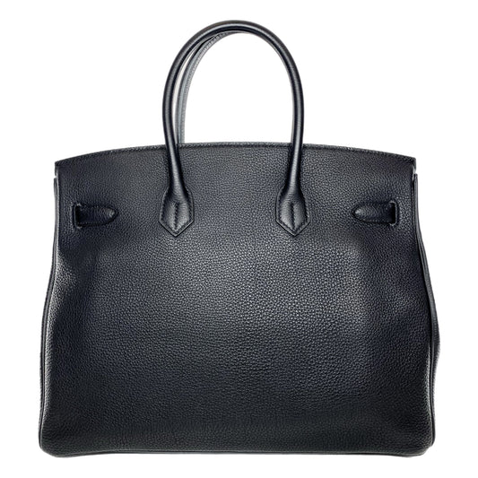 Hermes Birkin 35 Black Togo Gold Hardware