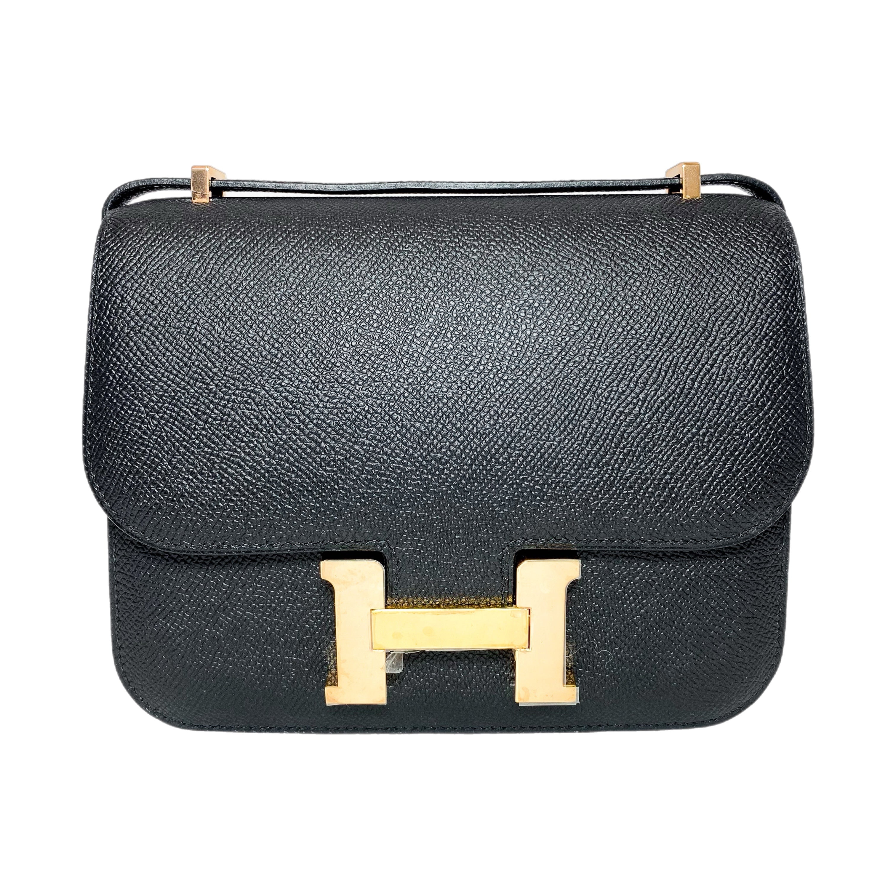Hermes Constance 18 Black Epsom Rose Gold Hardware – Consign of