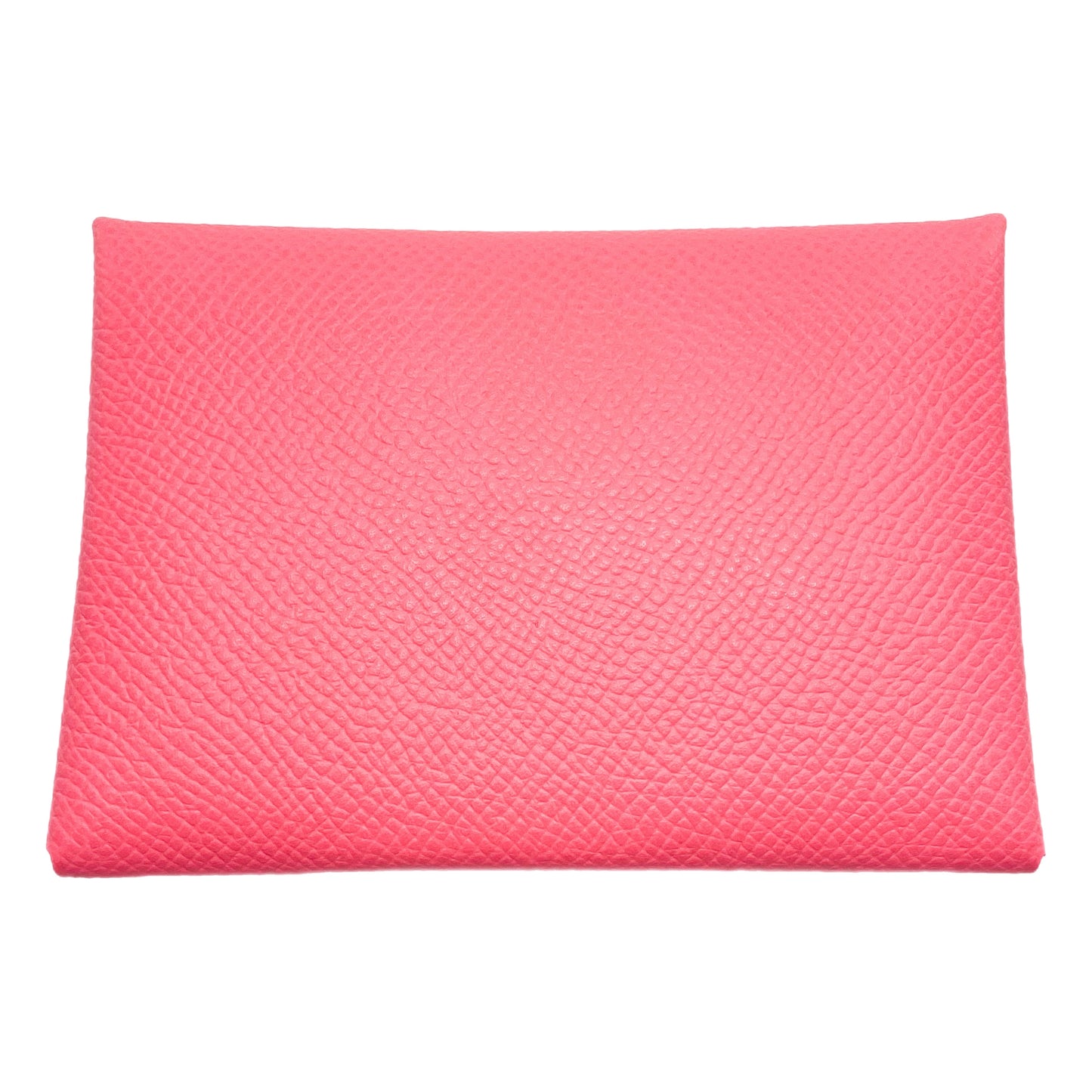 Hermes Rose Azalee Epsom Calvi Duo Card Case