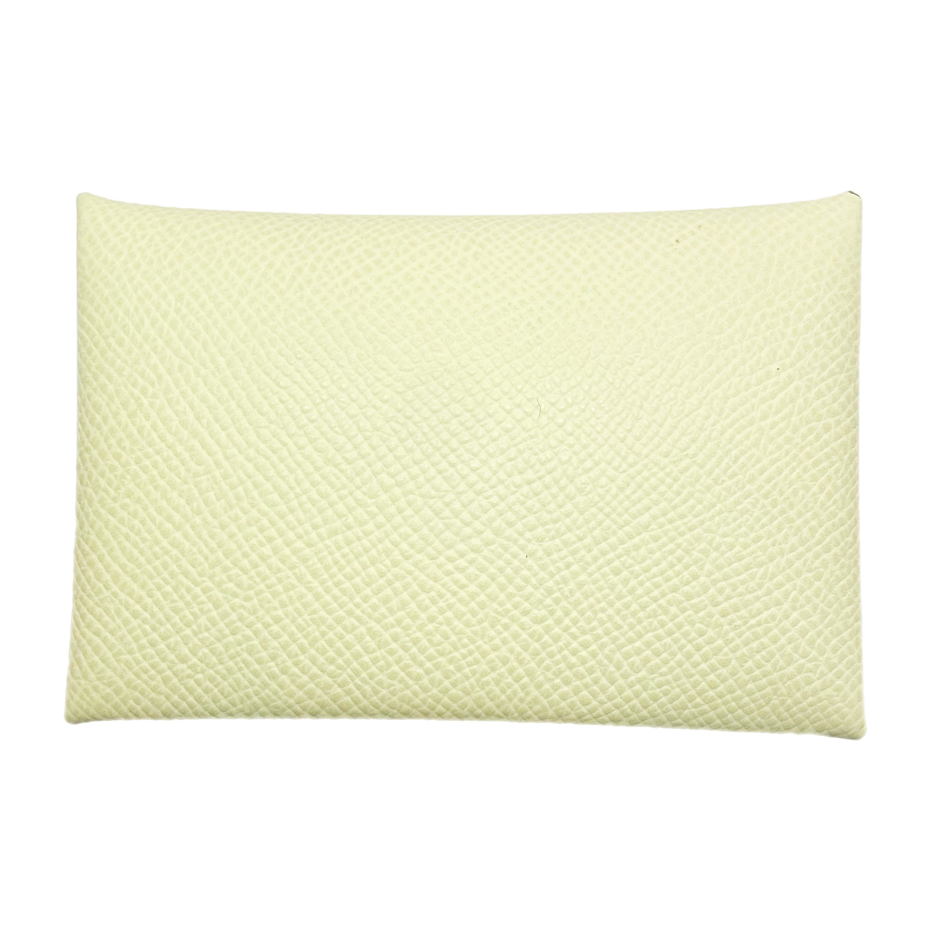 Hermes Jaune Milton Calvi Card Case
