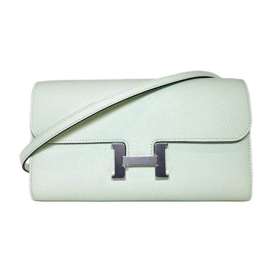 Hermes Constance To Go Vert Fizz Epsom Palladium Hardware