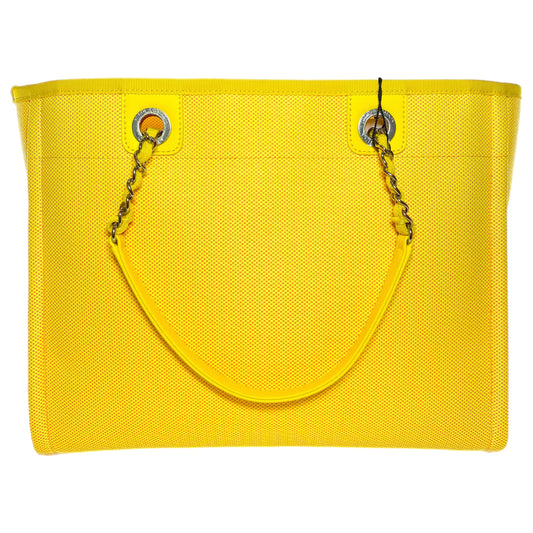 Chanel Neon Yellow Orange Deauville