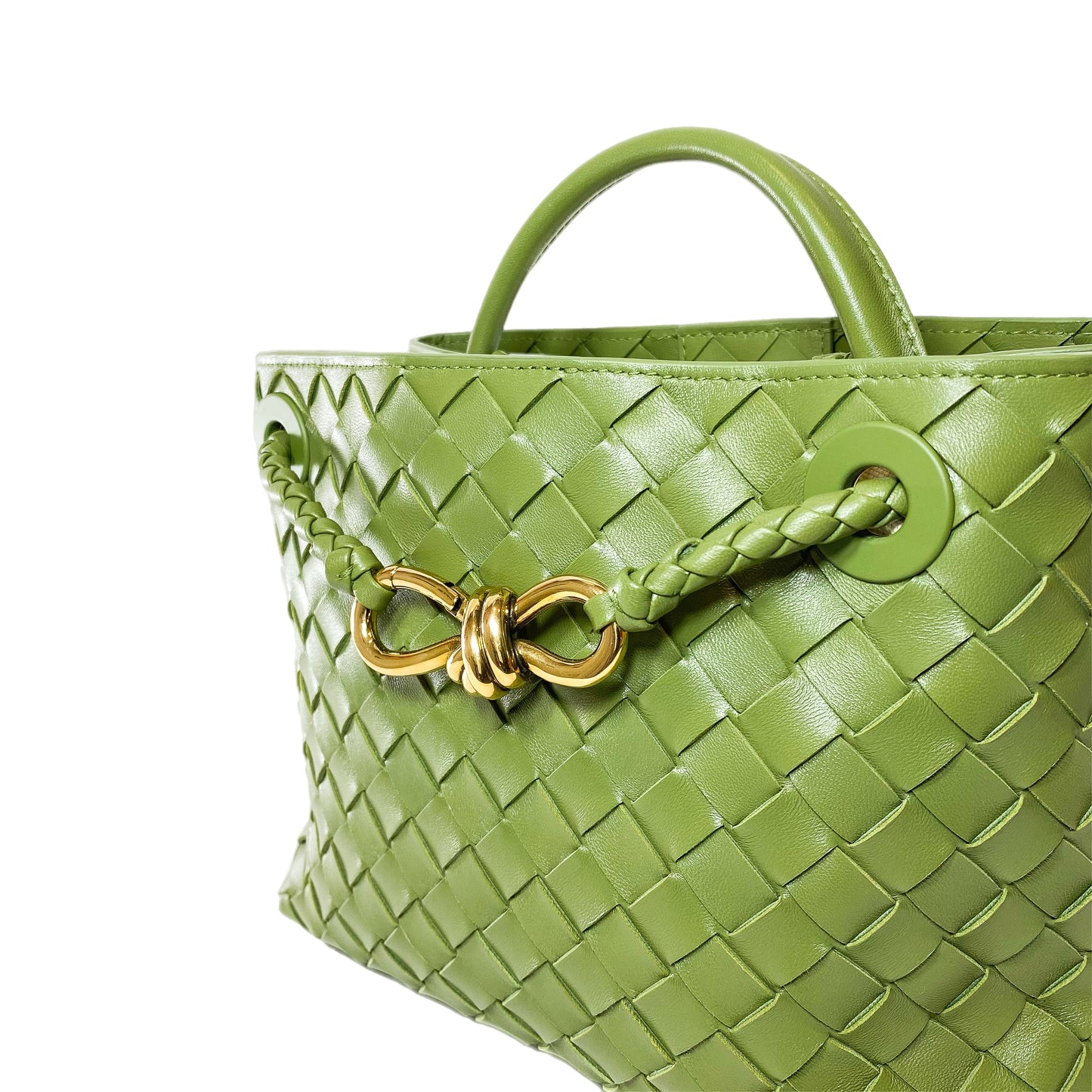 Bottega Veneta Matcha Small Andiamo Tote