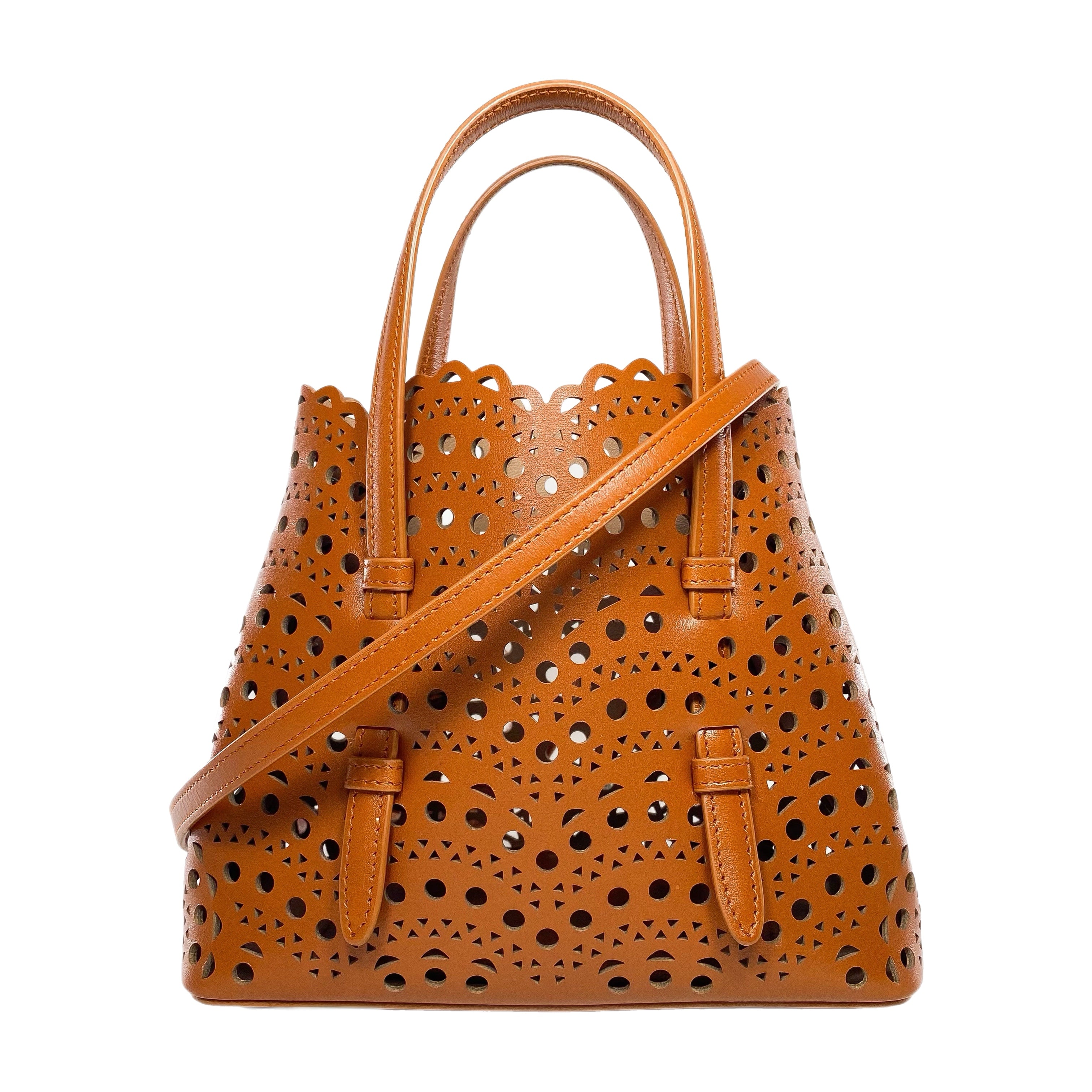 Alaia Cognac Mina Mini 20