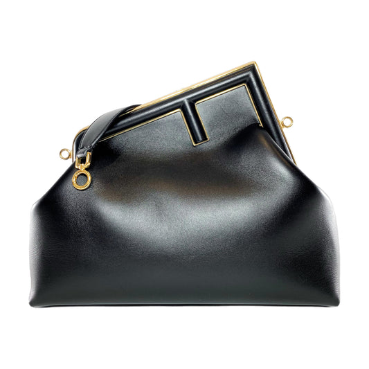 Fendi Black First Midi Bag